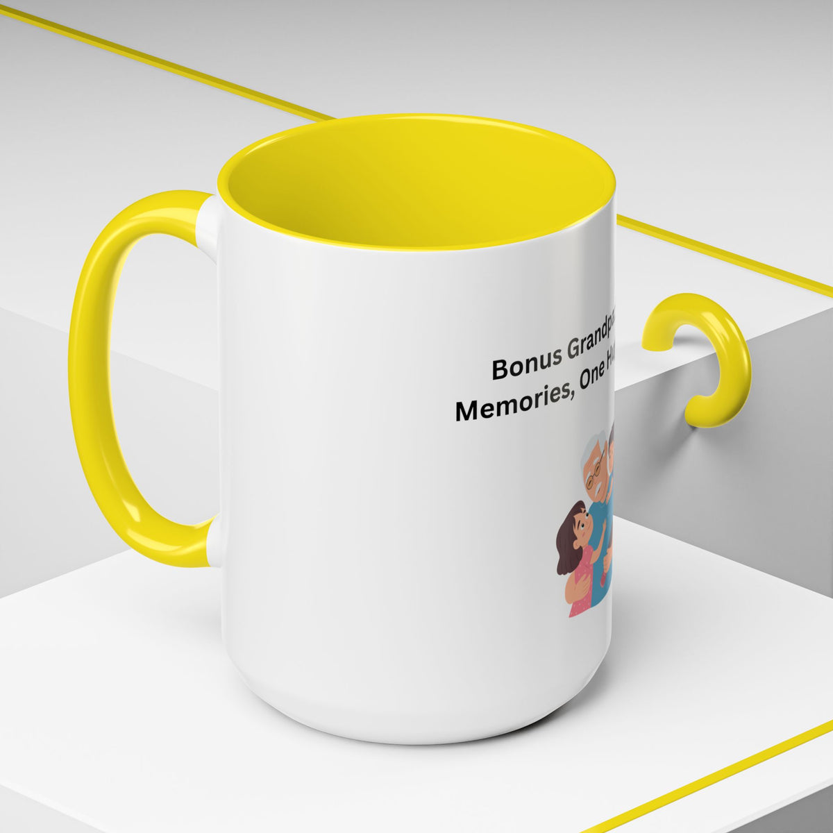 Bonus Grandpa Coffee Mug – Foster Grandparent Gift, Foster Care Family Mug (11oz, 15oz)