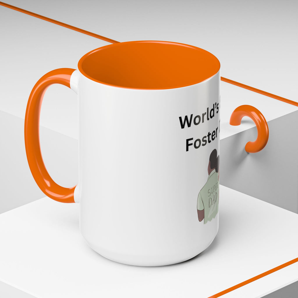 Worlds Best Dad Accent Coffee Mug (11, 15oz)