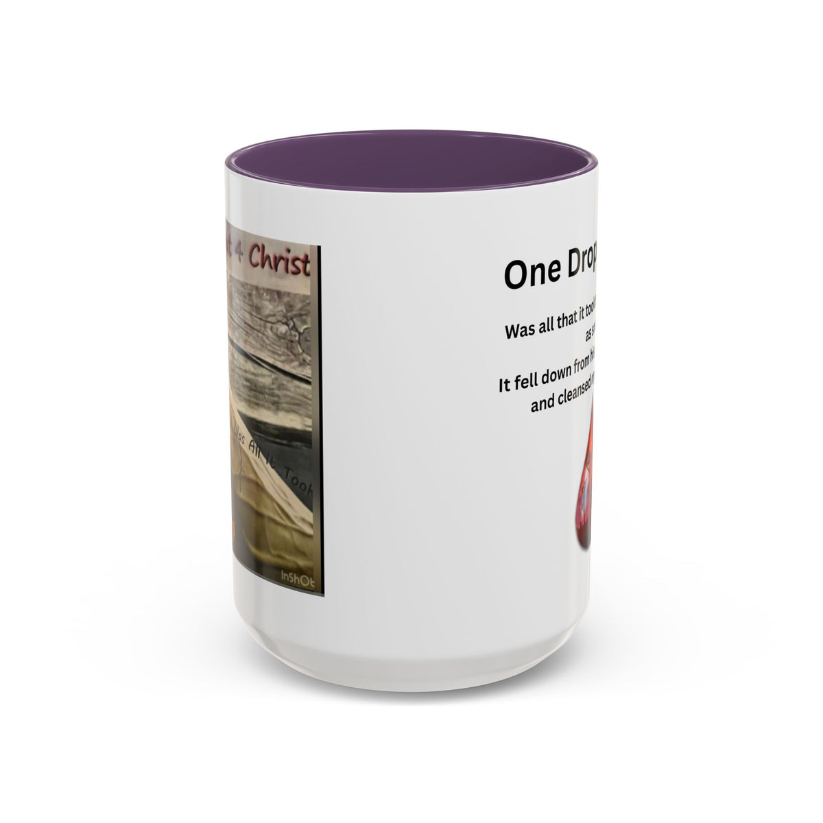One Drop Accent Coffee Mug (11, 15oz)