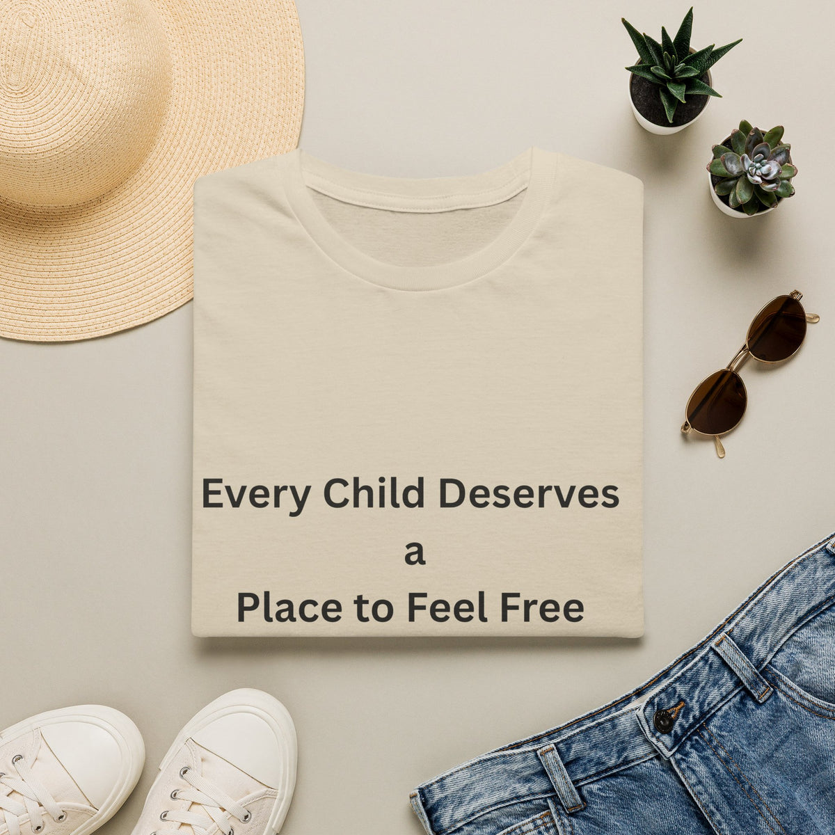 Every Child Deserves a Place to Feel Free Tee