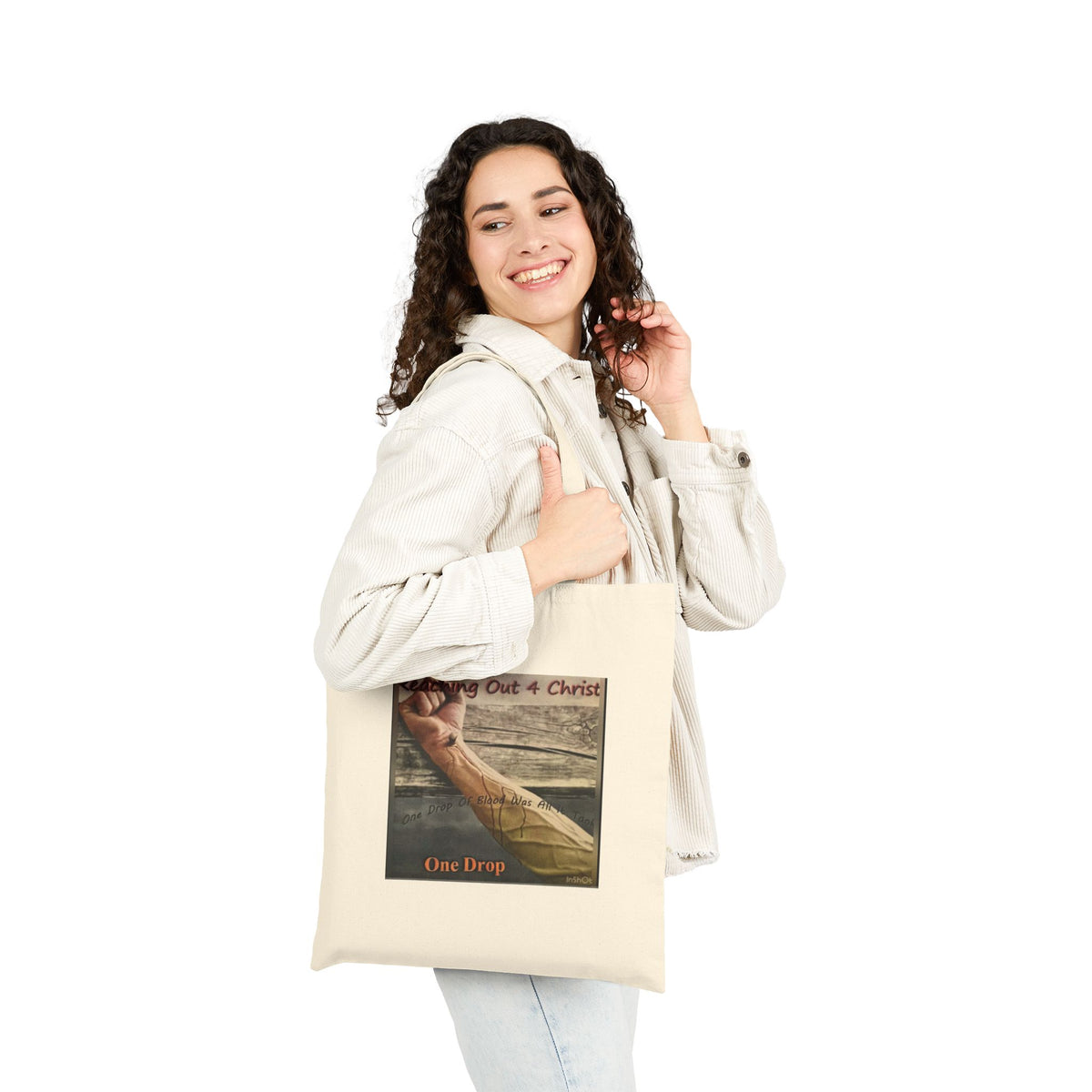 One Drop Cotton Canvas Tote Bag
