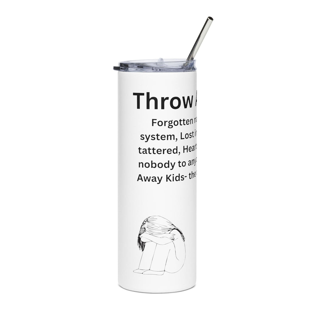 Throw away Kids Stainless Steel Tumbler, 20oz