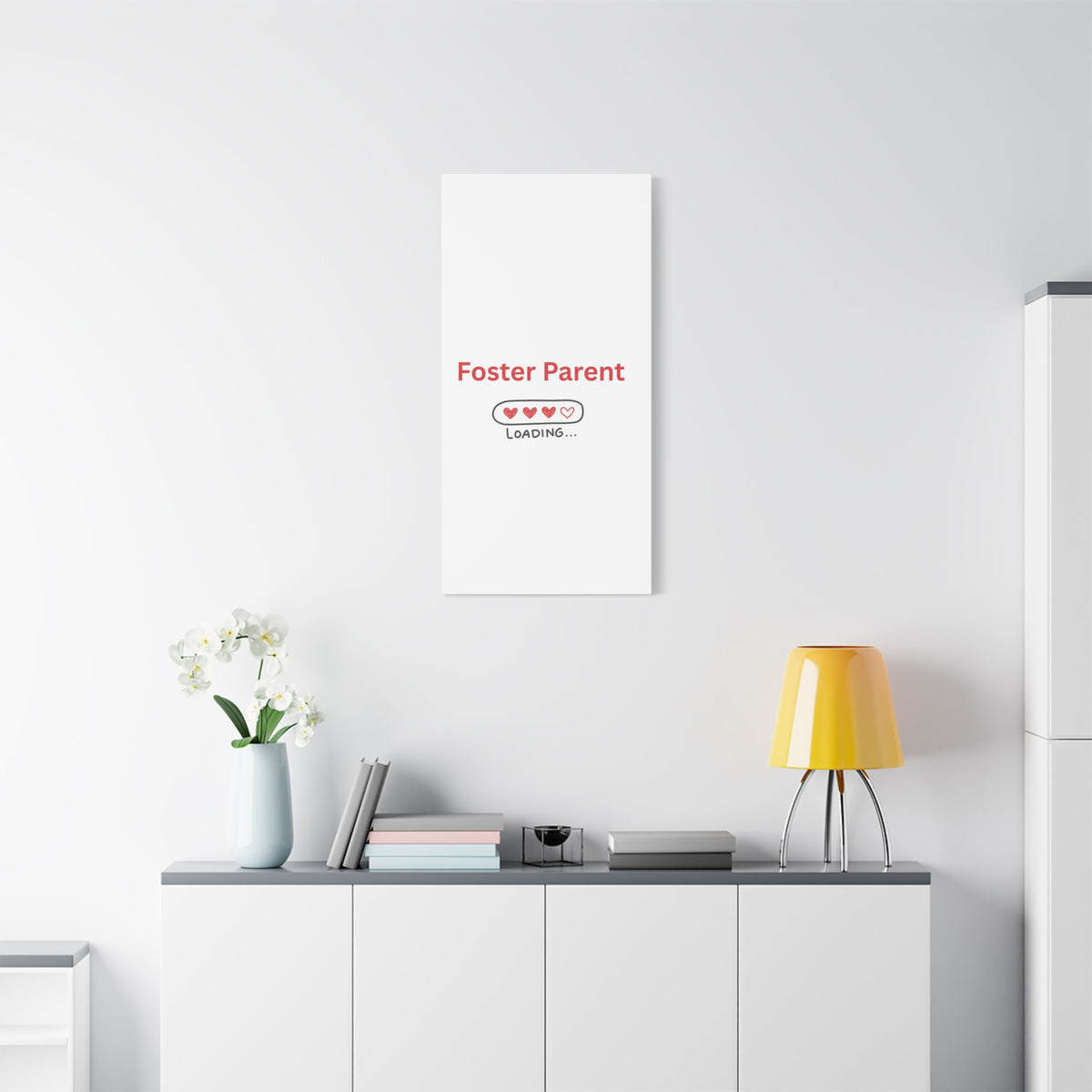 Foster Parent Loading Matte Canvas, Stretched, 1.25"