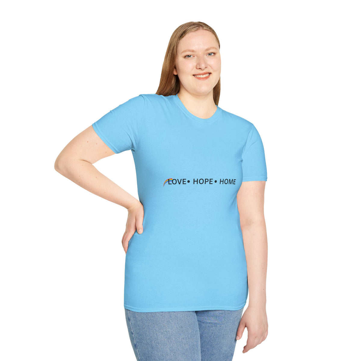 Love-Hope-Home Unisex Softstyle T-Shirt