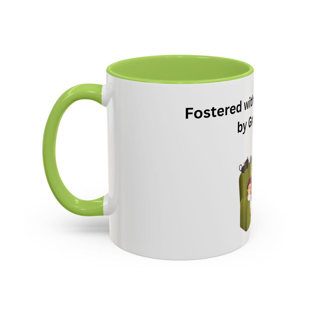 Fostered by Love Grandma Coffee Mug – Foster Grandma Gift, Foster Care Family Mug (11oz, 15oz)