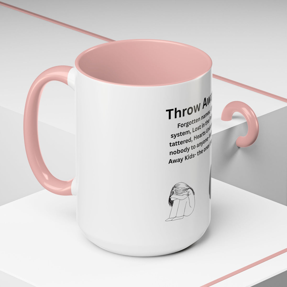 Throw away Kids Coffee Mug (11, 15oz)