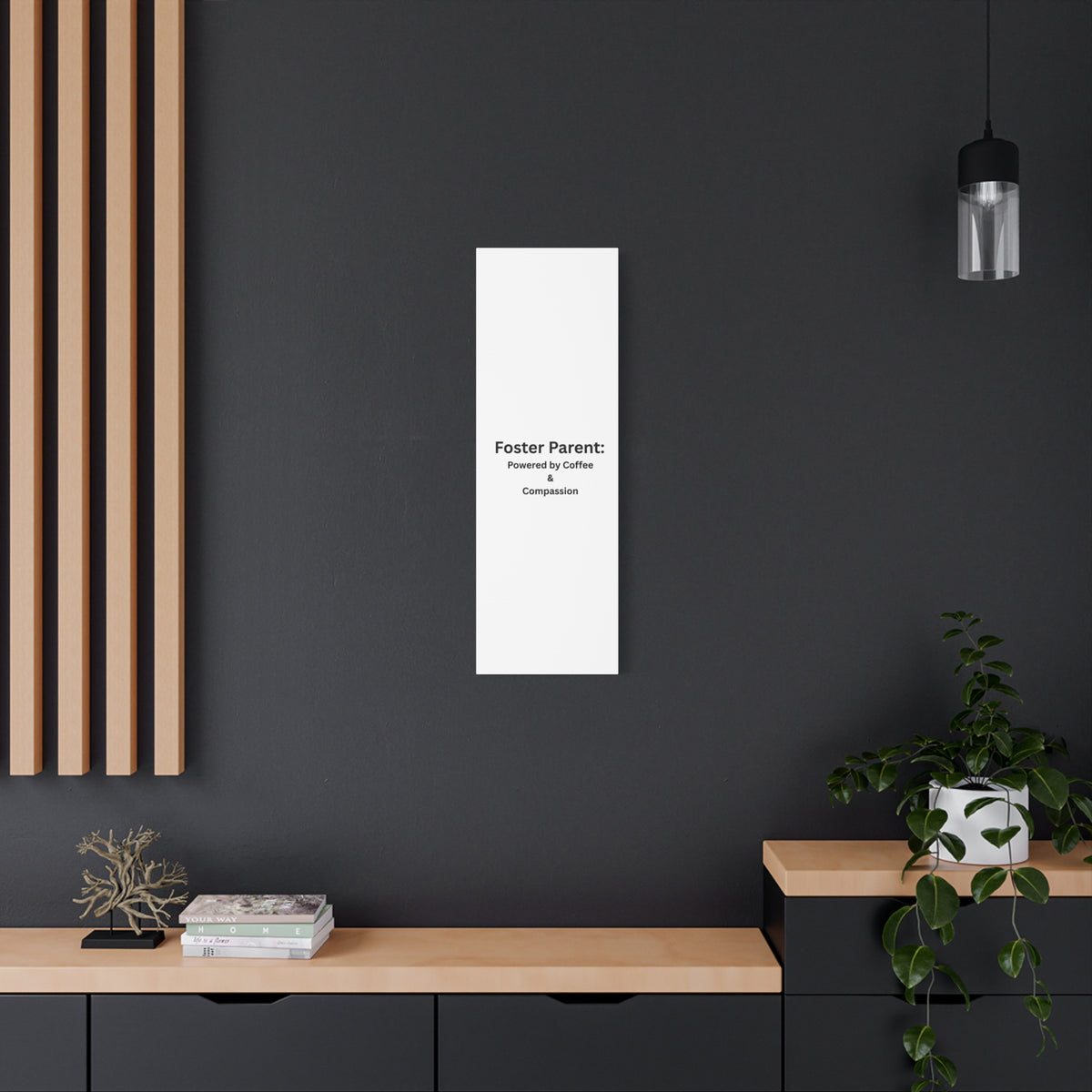 Foster Parents Powered Matte Canvas, Stretched, 1.25"