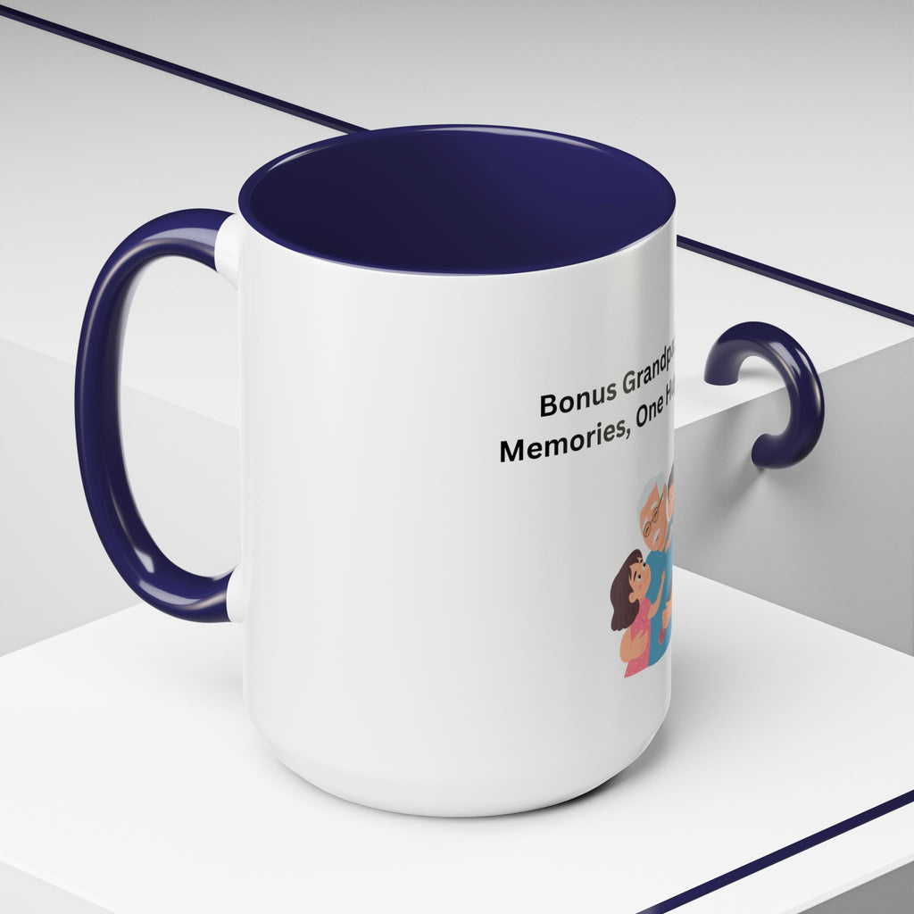 Bonus Grandpa Coffee Mug – Foster Grandparent Gift, Foster Care Family Mug (11oz, 15oz)