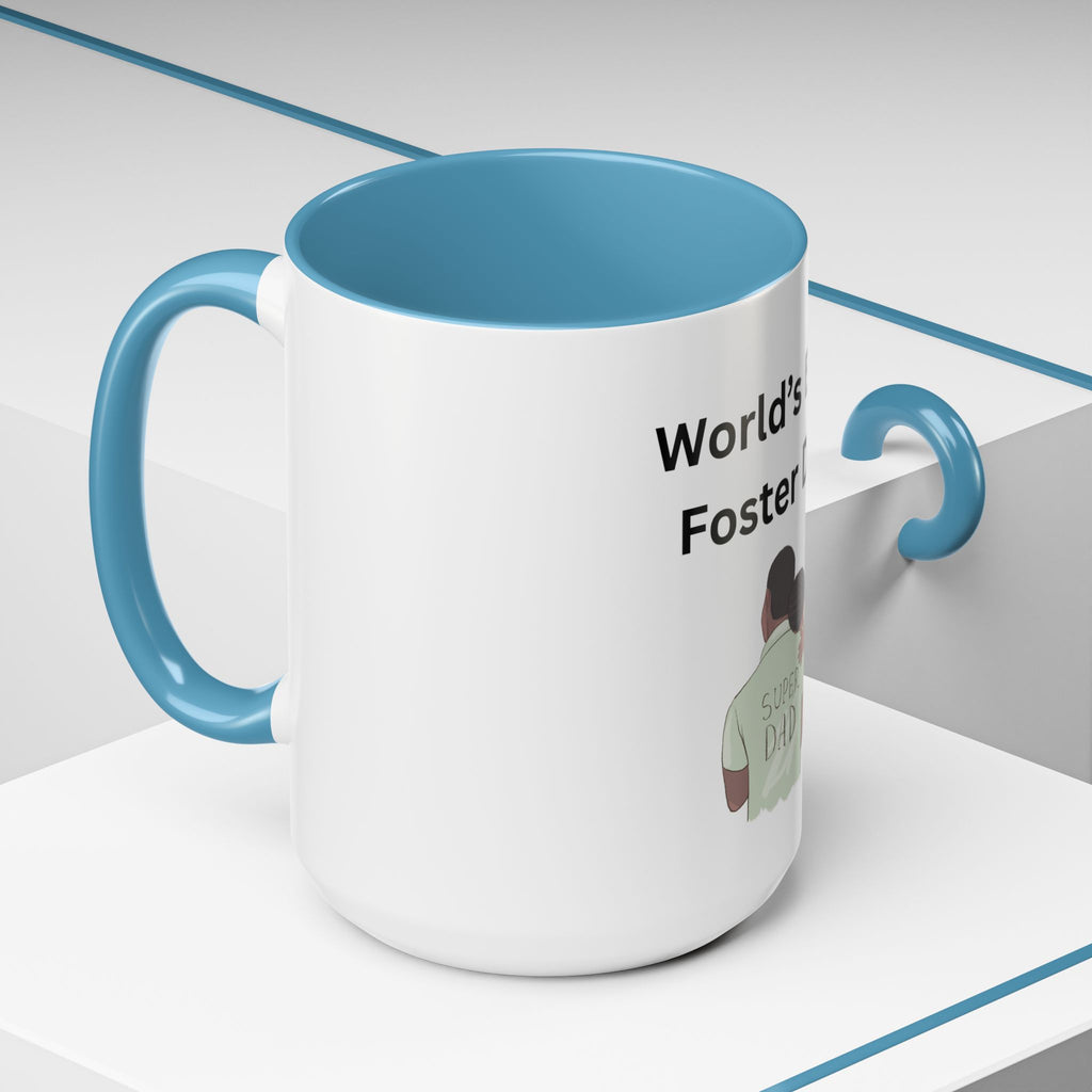 Worlds Best Dad Accent Coffee Mug (11, 15oz)