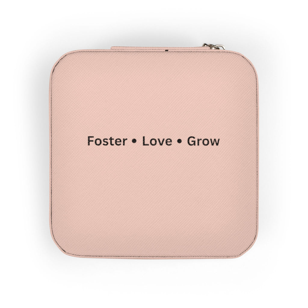 Foster Love Grow Jewelry Travel Case – Foster Parent Gift, Travel Jewelry Organizer
