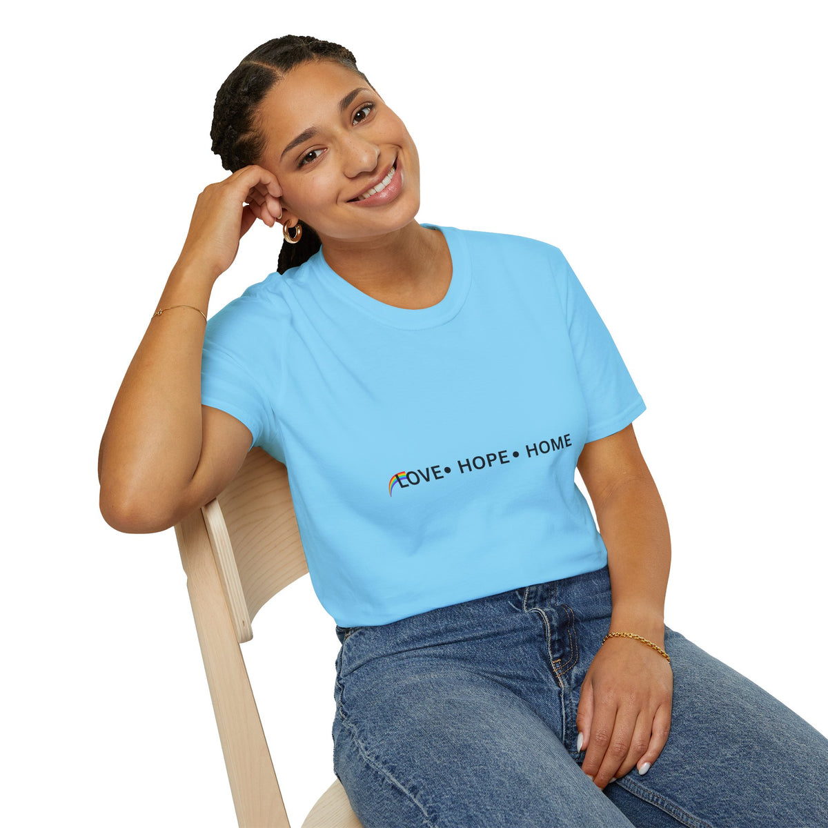 Love-Hope-Home Unisex Softstyle T-Shirt