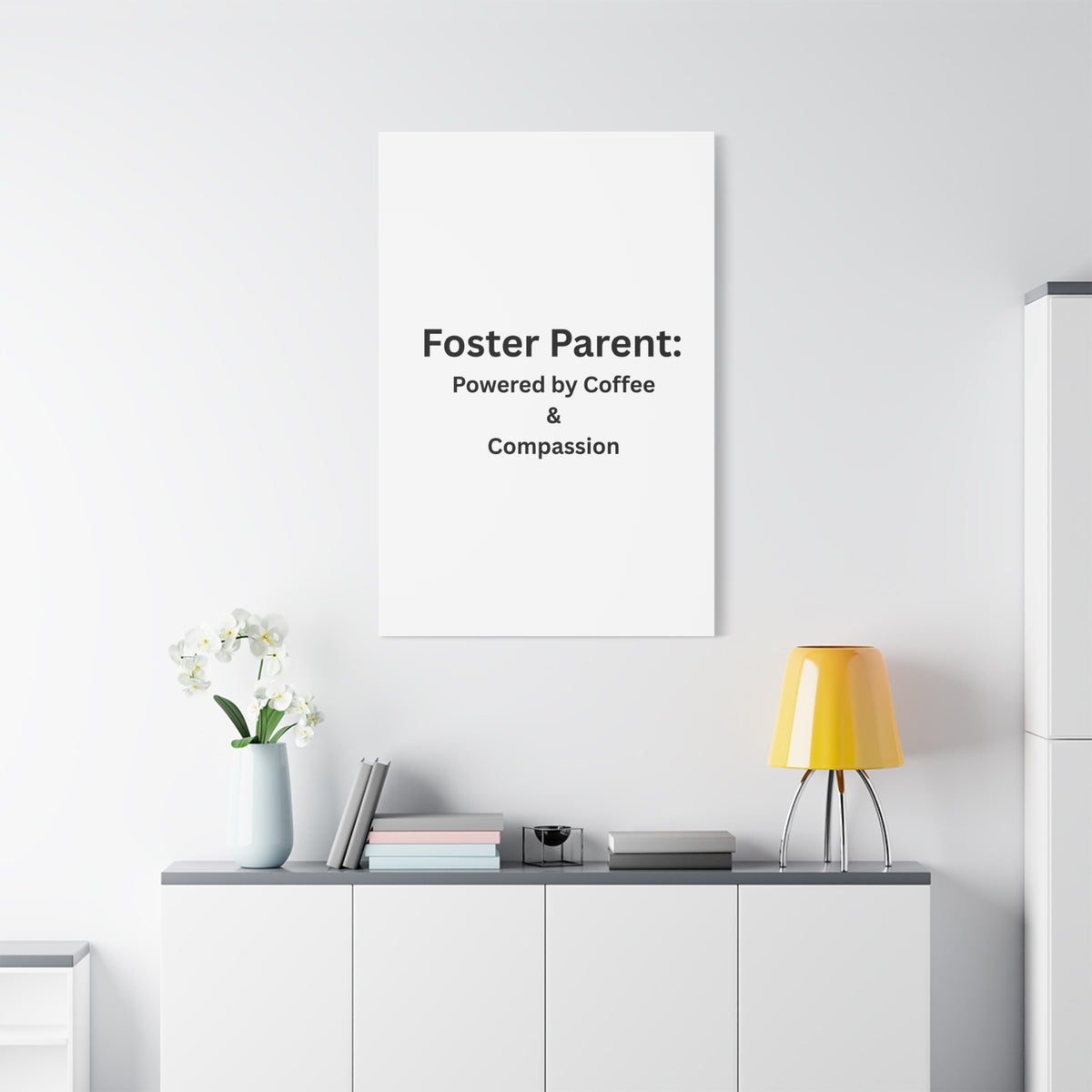 Foster Parents Powered Matte Canvas, Stretched, 1.25"