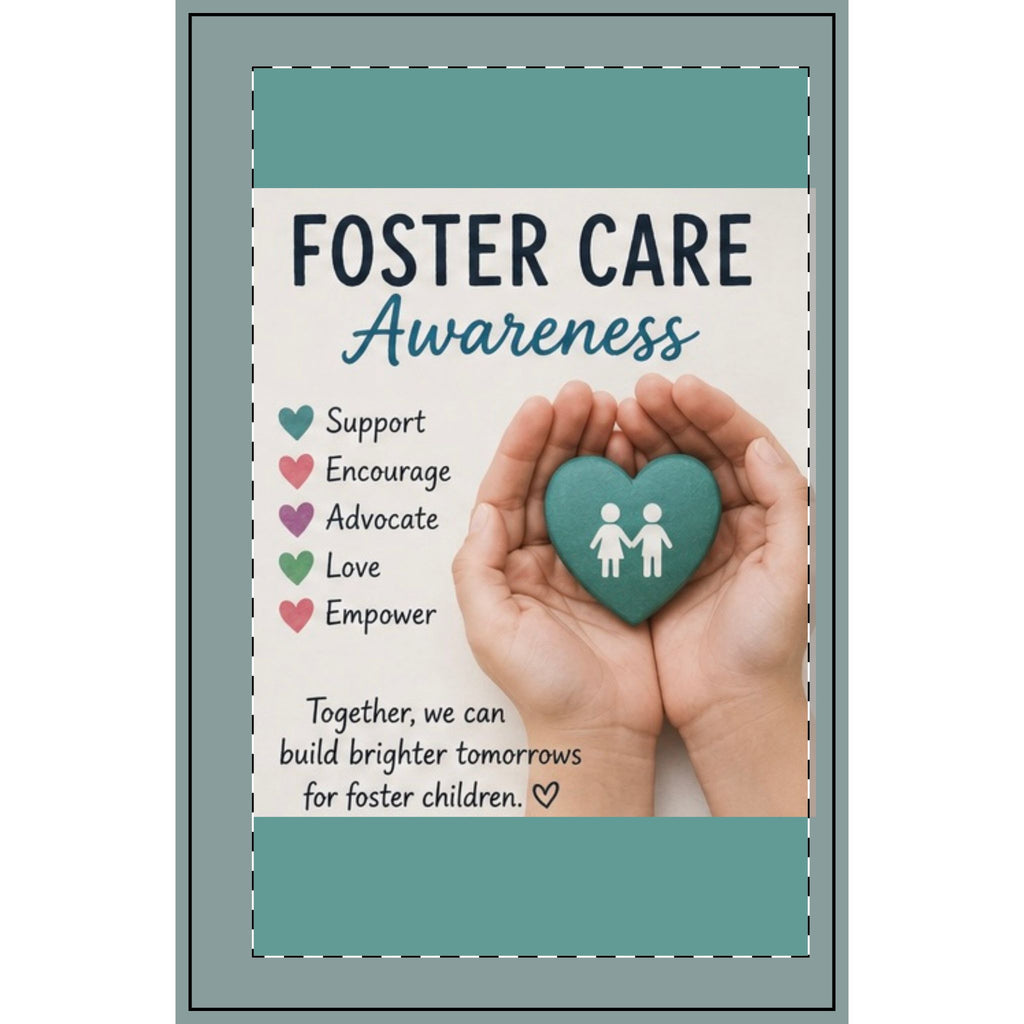 Foster Care Awareness Spiral Notebook – Dotted
