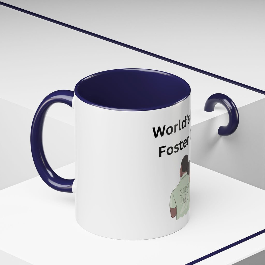 Worlds Best Dad Accent Coffee Mug (11, 15oz)