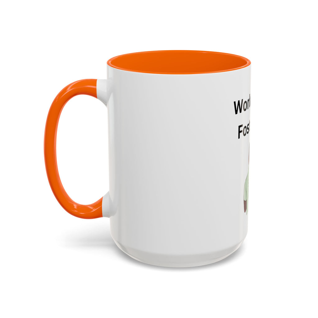 Worlds Best Dad Accent Coffee Mug (11, 15oz)