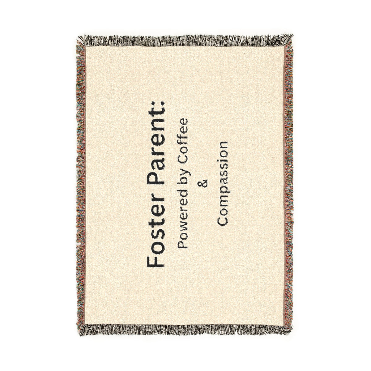 Foster Parent Powered Woven Blanket