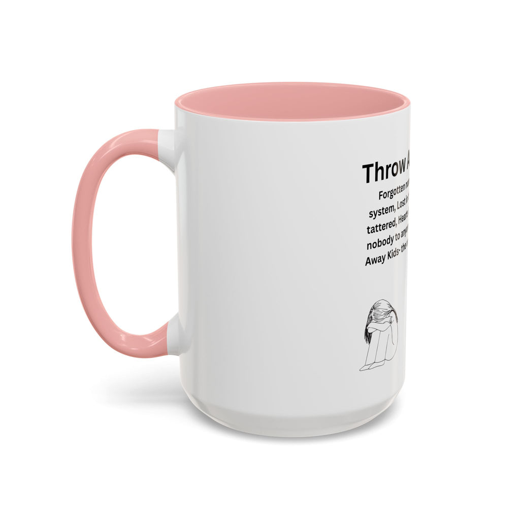 Throw away Kids Accent Coffee Mug (11, 15oz)