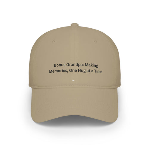 Bonus Grandpa Low Profile Baseball Cap