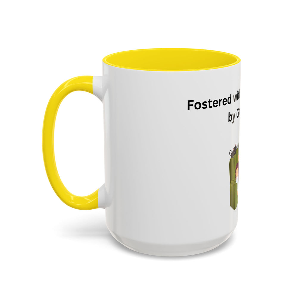 Fostered by Love Grandma Coffee Mug – Foster Grandma Gift, Foster Care Family Mug (11oz, 15oz)