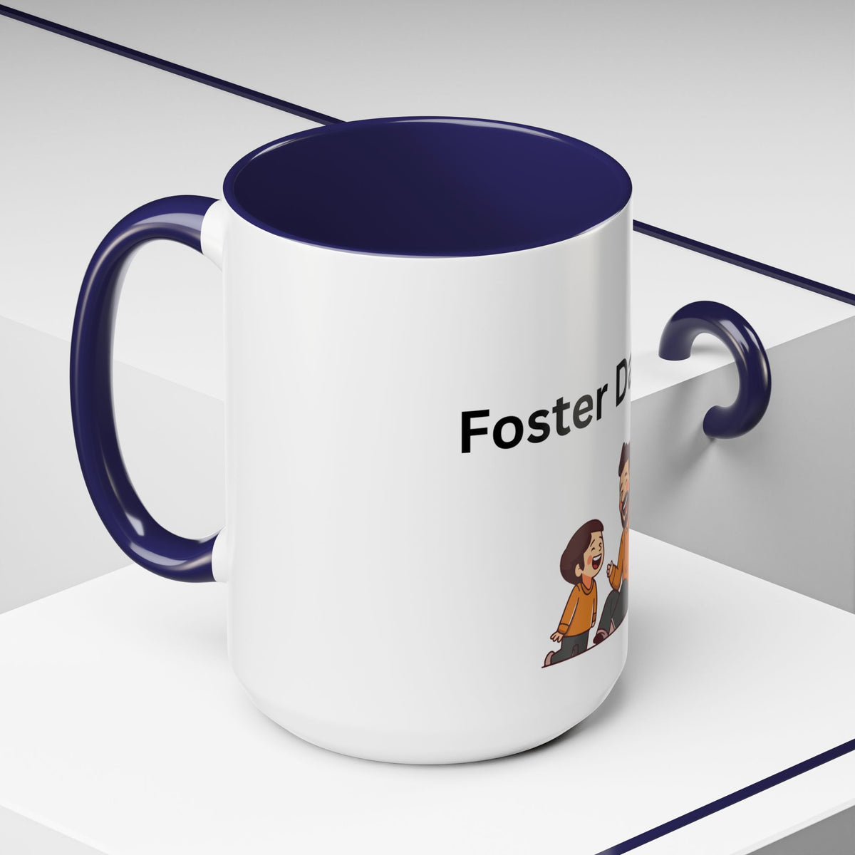 Foster Dad Era Accent Coffee Mug (11, 15oz)