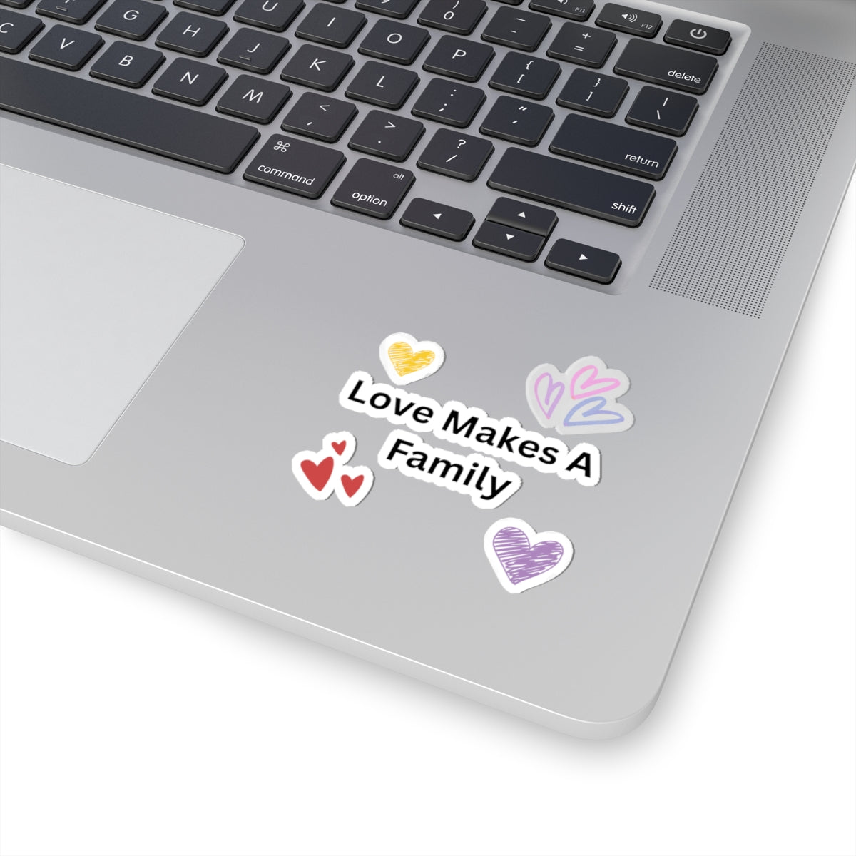 Love Makes  A Family - Kiss-Cut Stickers