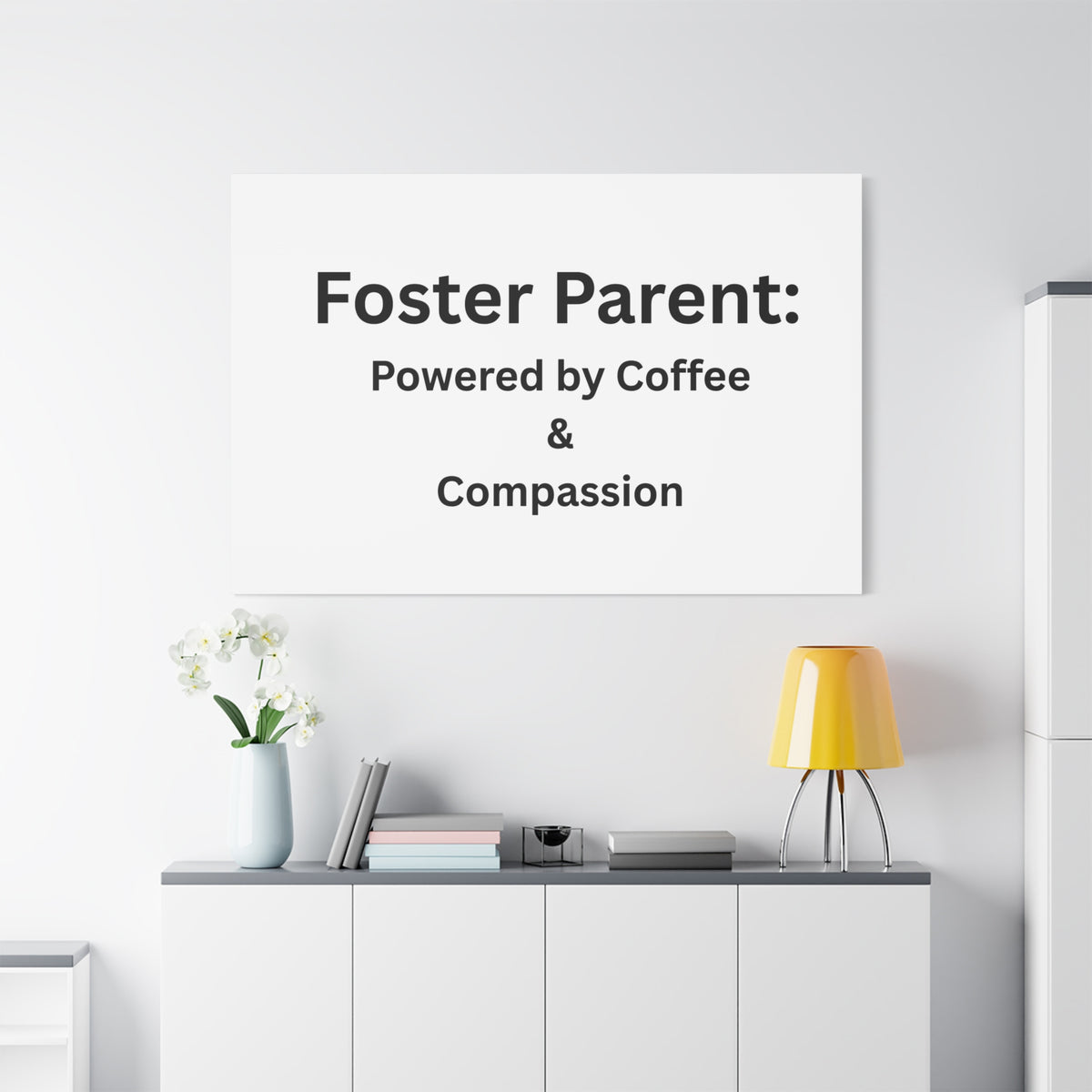 Foster Parents Powered Matte Canvas, Stretched, 1.25"
