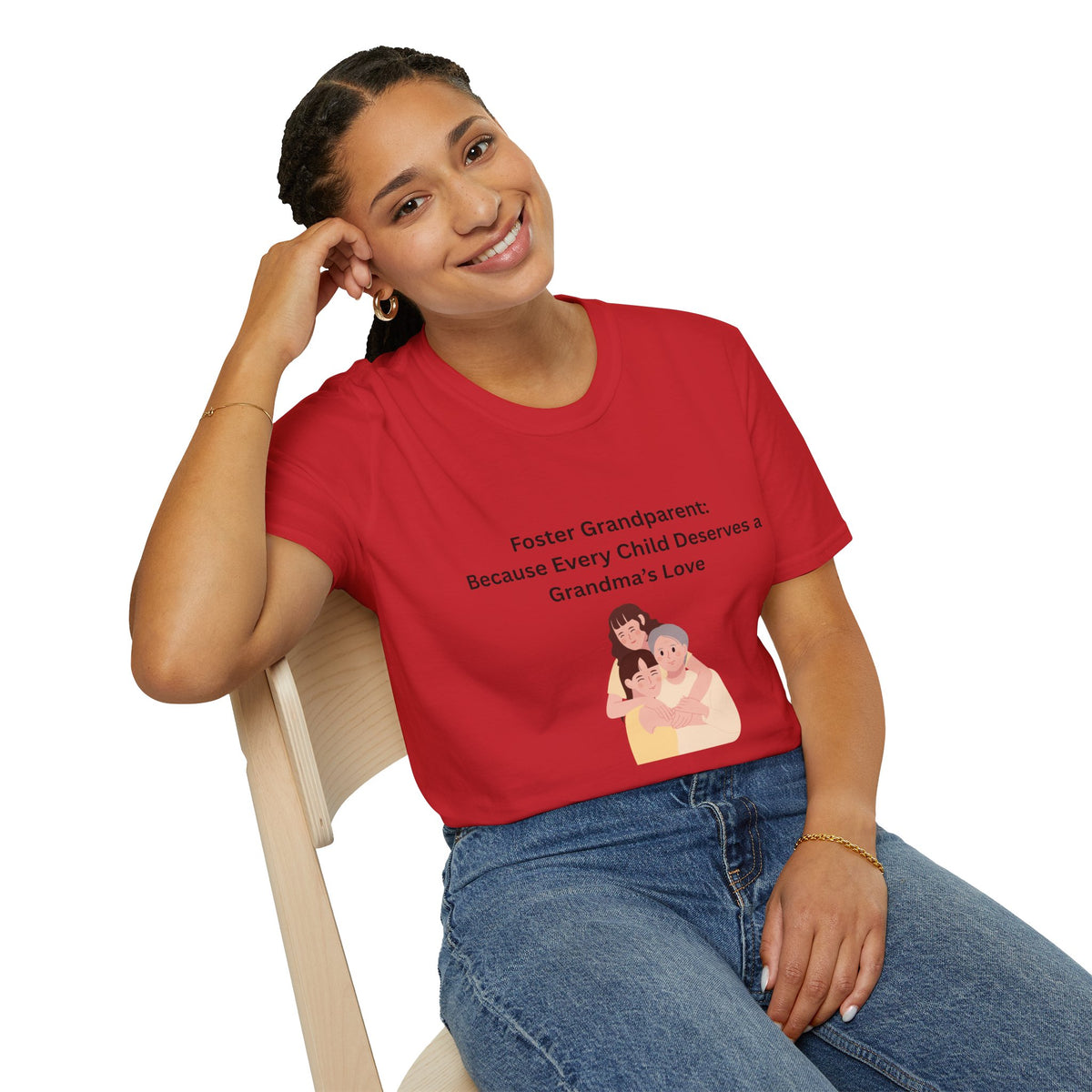 Foster Grandma: Unisex Softstyle T-Shirt