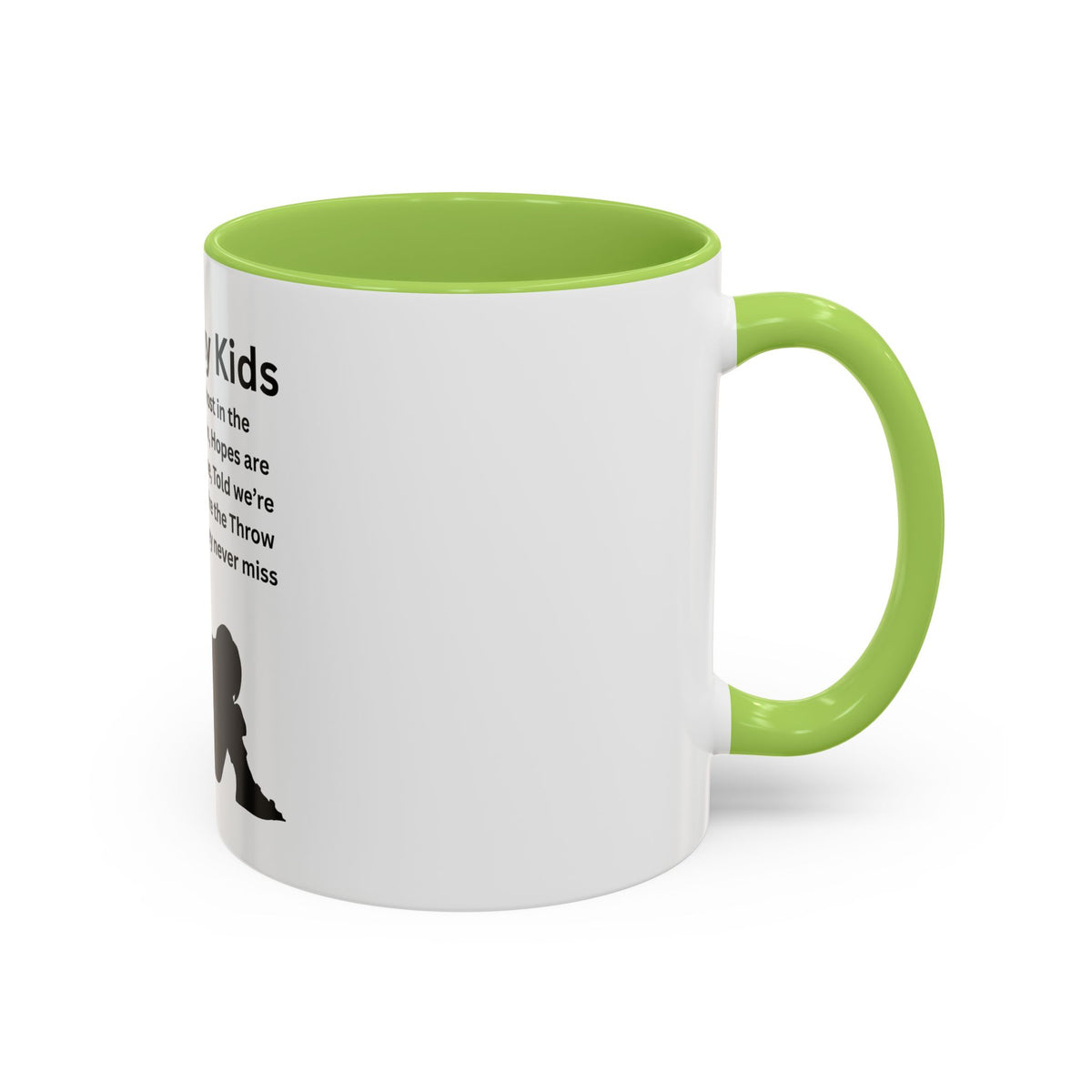 Throw away Kids Accent Coffee Mug (11, 15oz)