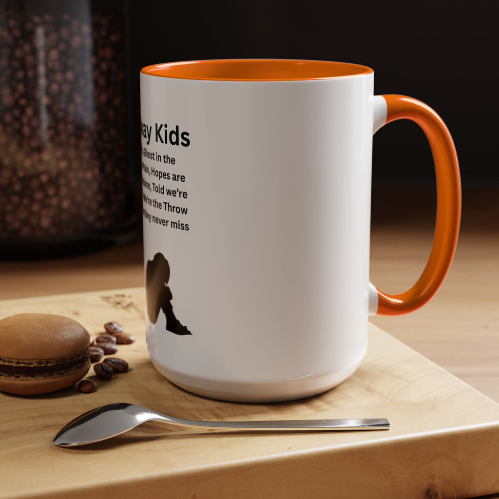 Throw away Kids Accent Coffee Mug (11, 15oz)