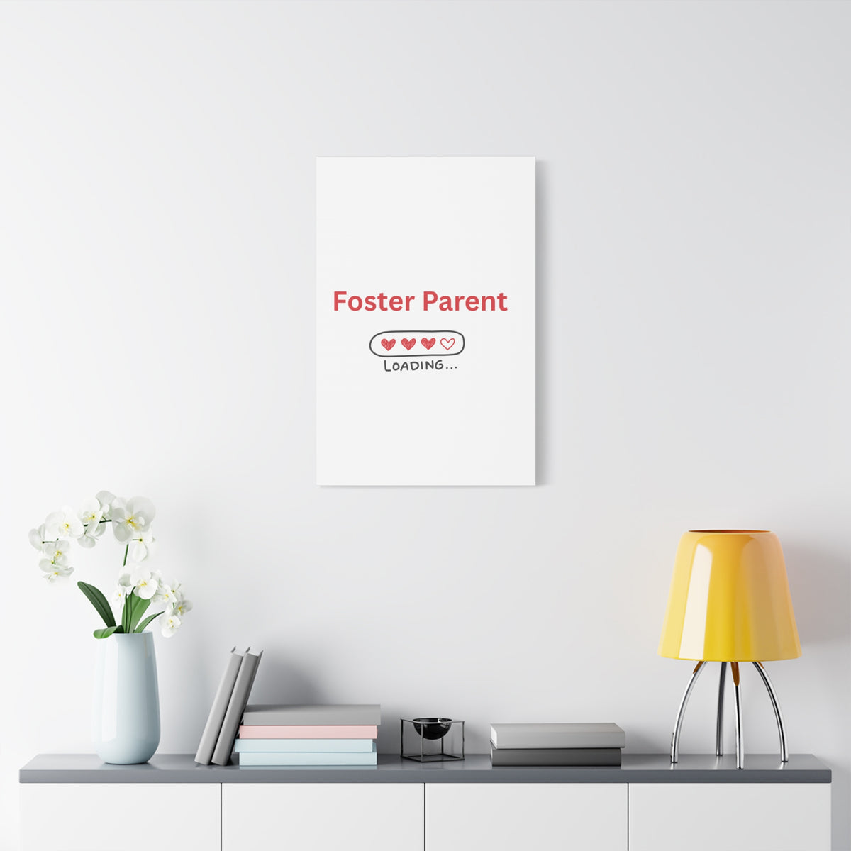 Foster Parent Loading Matte Canvas, Stretched, 1.25"