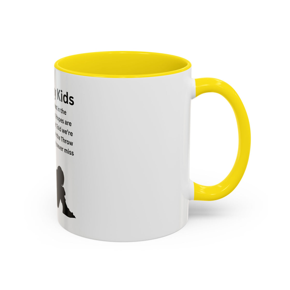 Throw away Kids Accent Coffee Mug (11, 15oz)