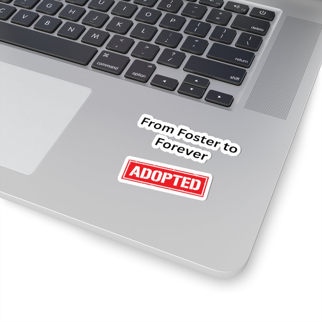 adopted Kiss-Cut Stickers