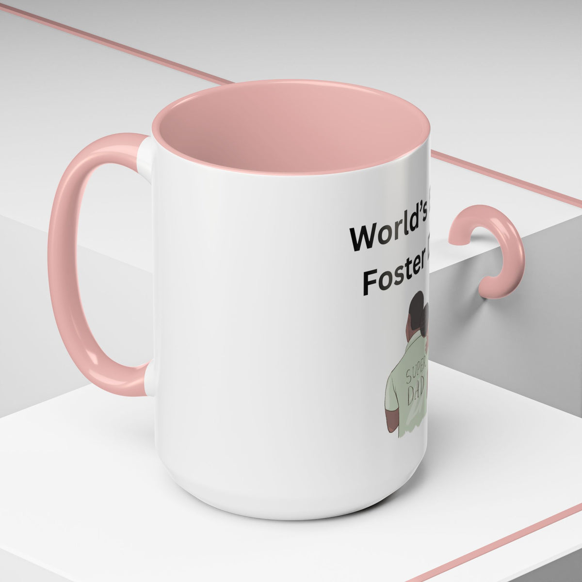 Worlds Best Dad Accent Coffee Mug (11, 15oz)