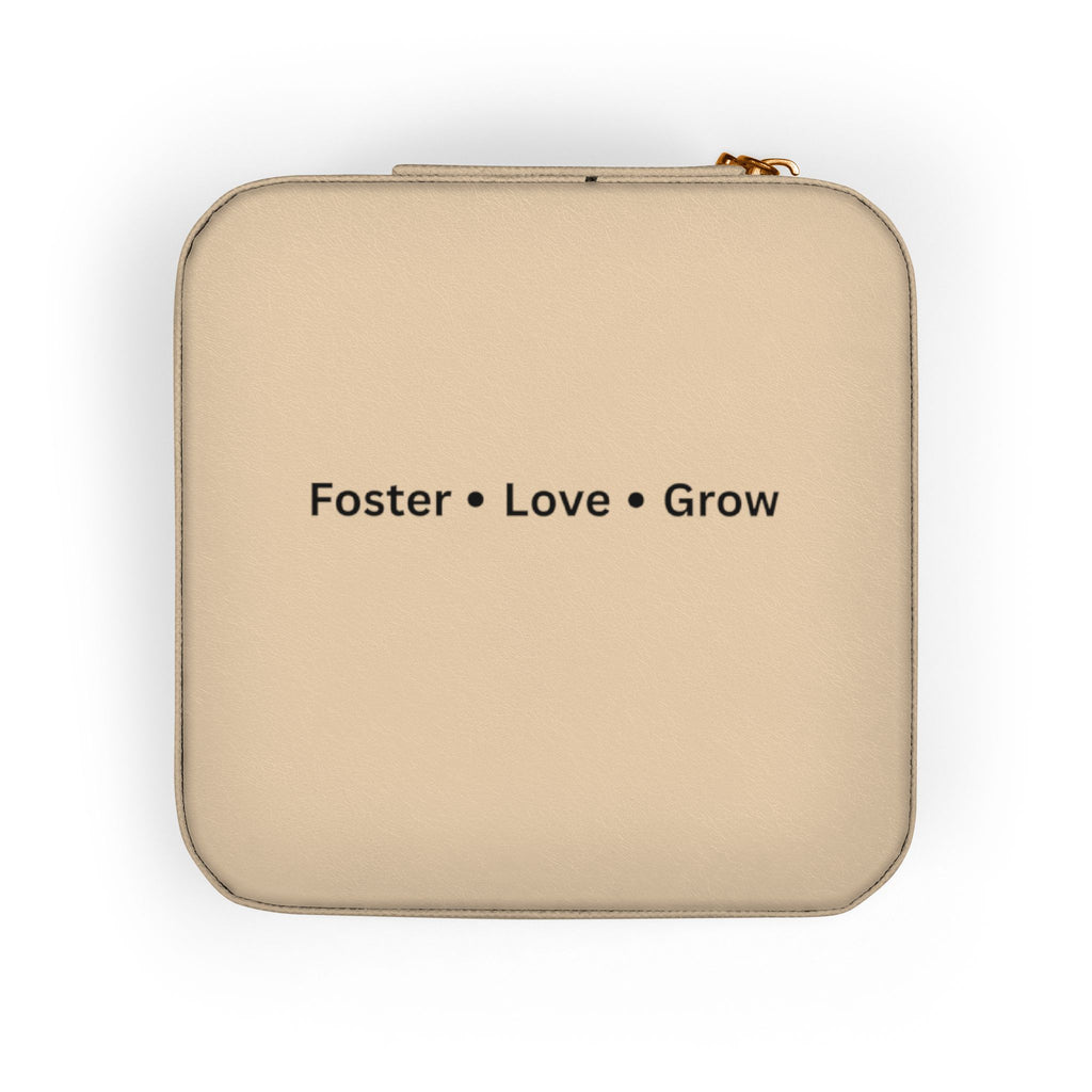 Foster Love Grow Jewelry Travel Case – Foster Parent Gift, Travel Jewelry Organizer