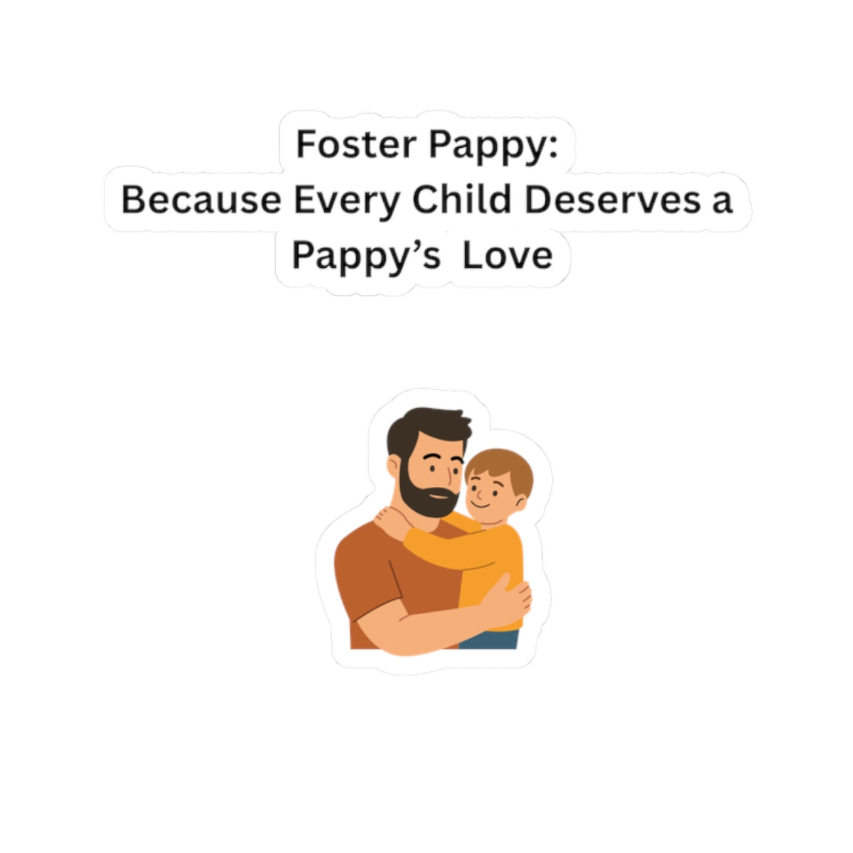 Pappy Kiss-Cut Stickers