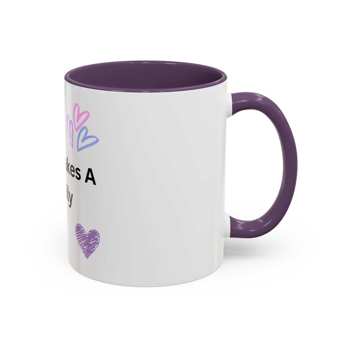 Love Makes A Family  Coffee Mug (11, 15oz)