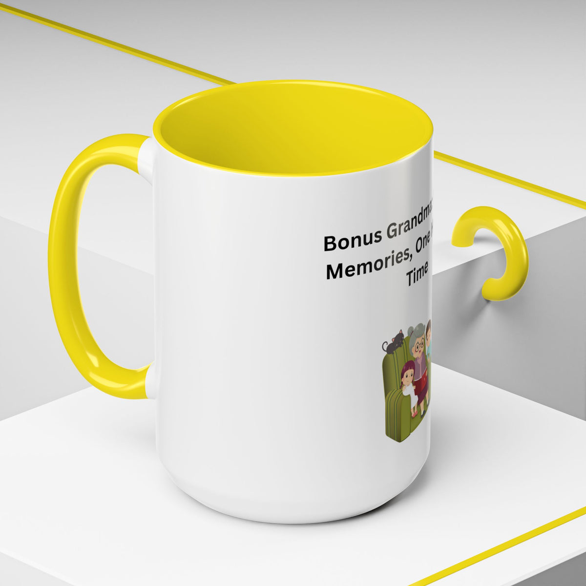 Bonus Grandma Coffee Mug – Foster Grandparent Gift, Foster Care Family Mug (11oz, 15oz)