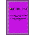 Love. Hope. Home. Spiral Notebook – Dotted