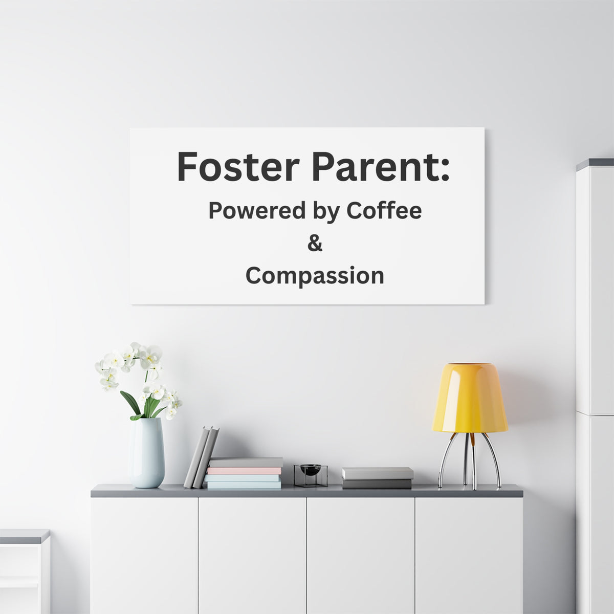 Foster Parents Powered Matte Canvas, Stretched, 1.25"