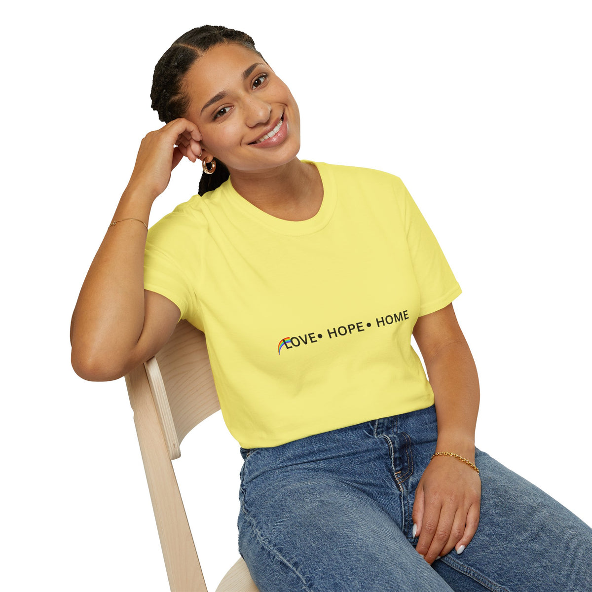 Love-Hope-Home Unisex Softstyle T-Shirt