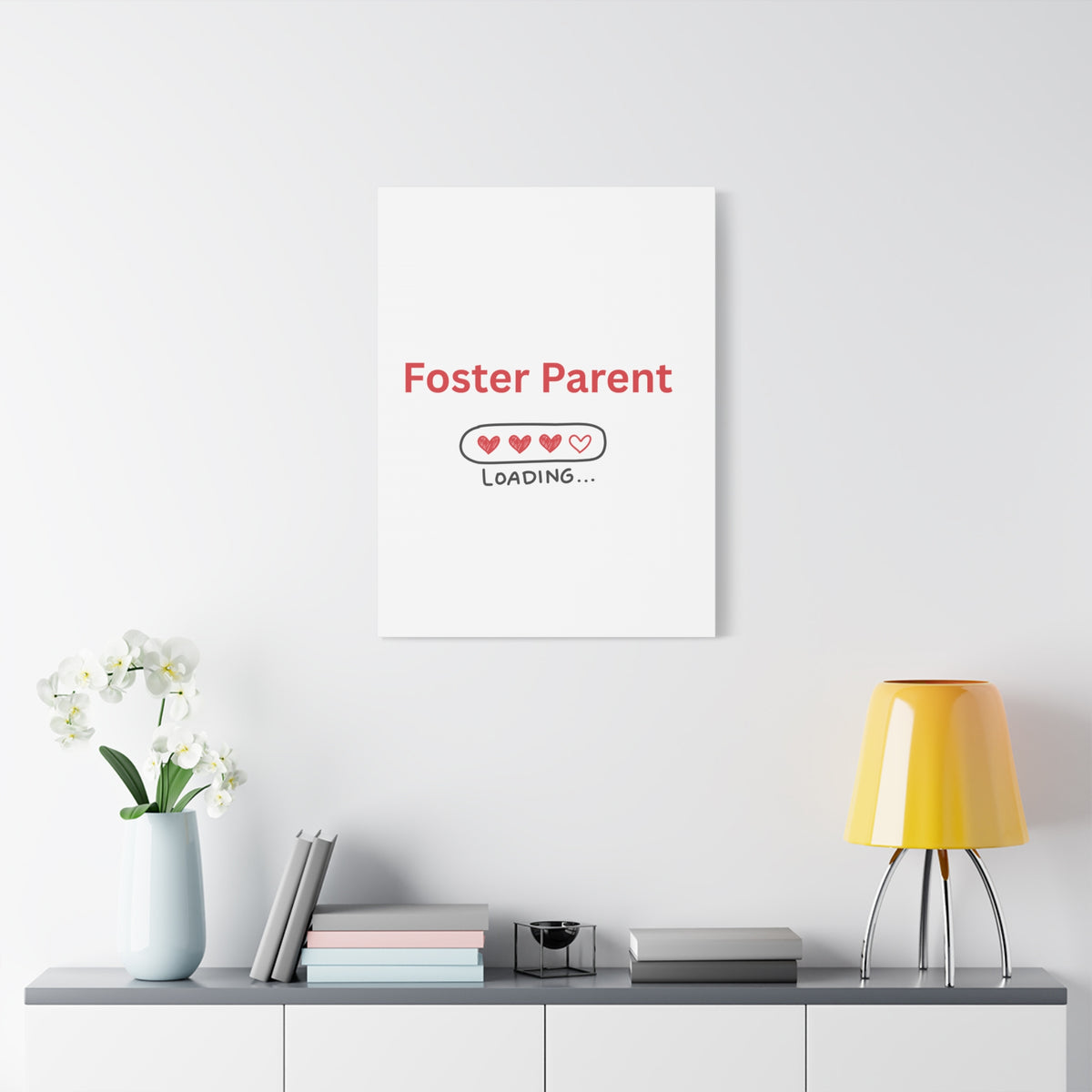 Foster Parent Loading Matte Canvas, Stretched, 1.25"