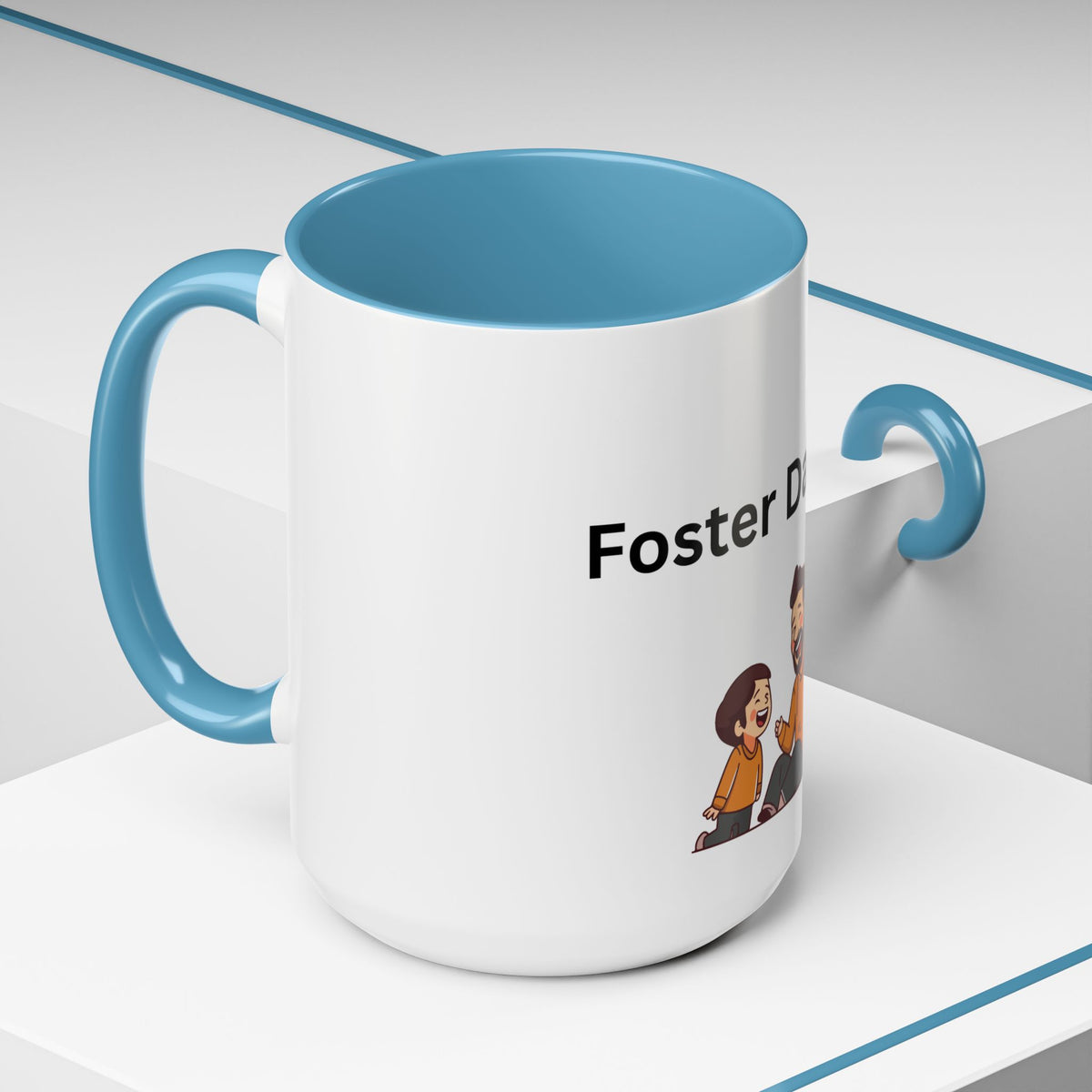 Foster Dad Era Accent Coffee Mug (11, 15oz)