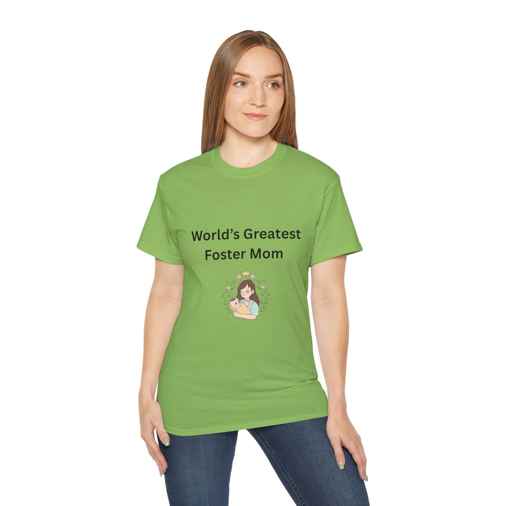Worlds Greatest Foster Mom Unisex Ultra Cotton Tee