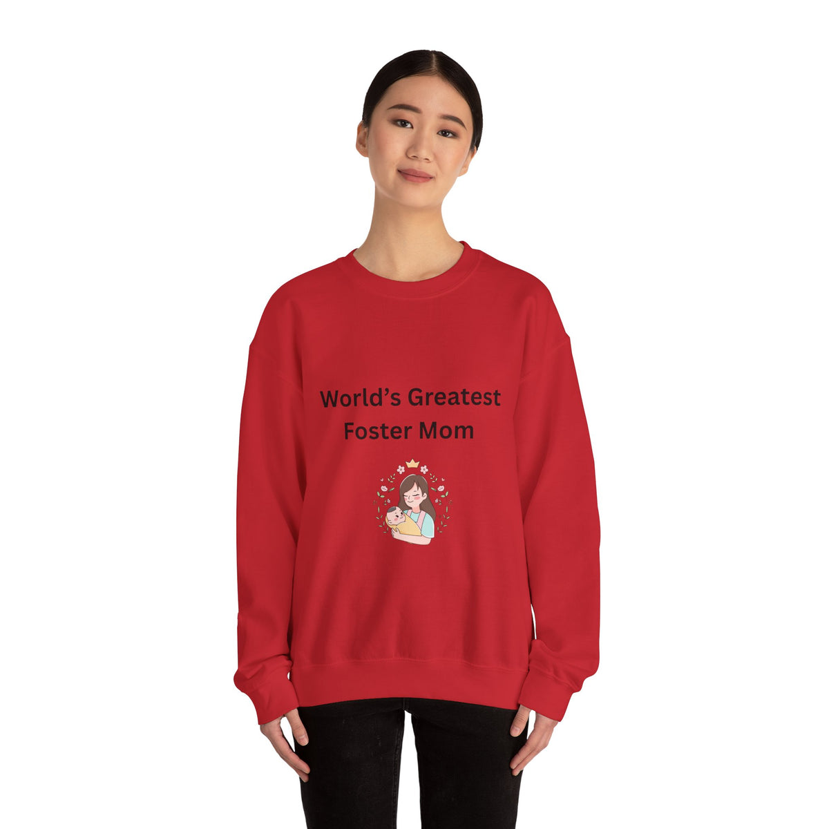 Greatest Foster Mom Sweatshirt
