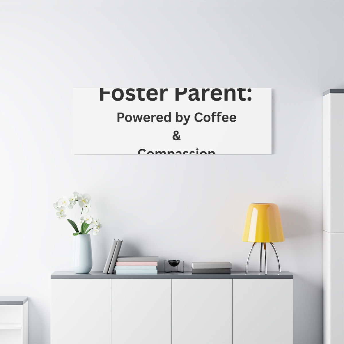 Foster Parents Powered Matte Canvas, Stretched, 1.25"