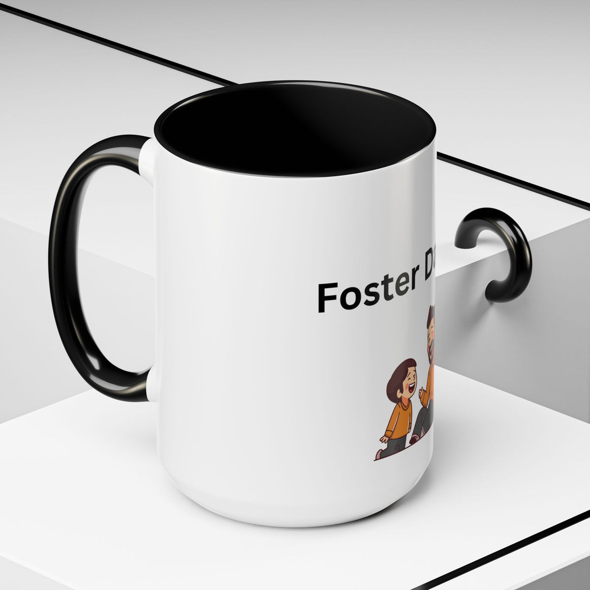 Foster Dad Era Accent Coffee Mug (11, 15oz)