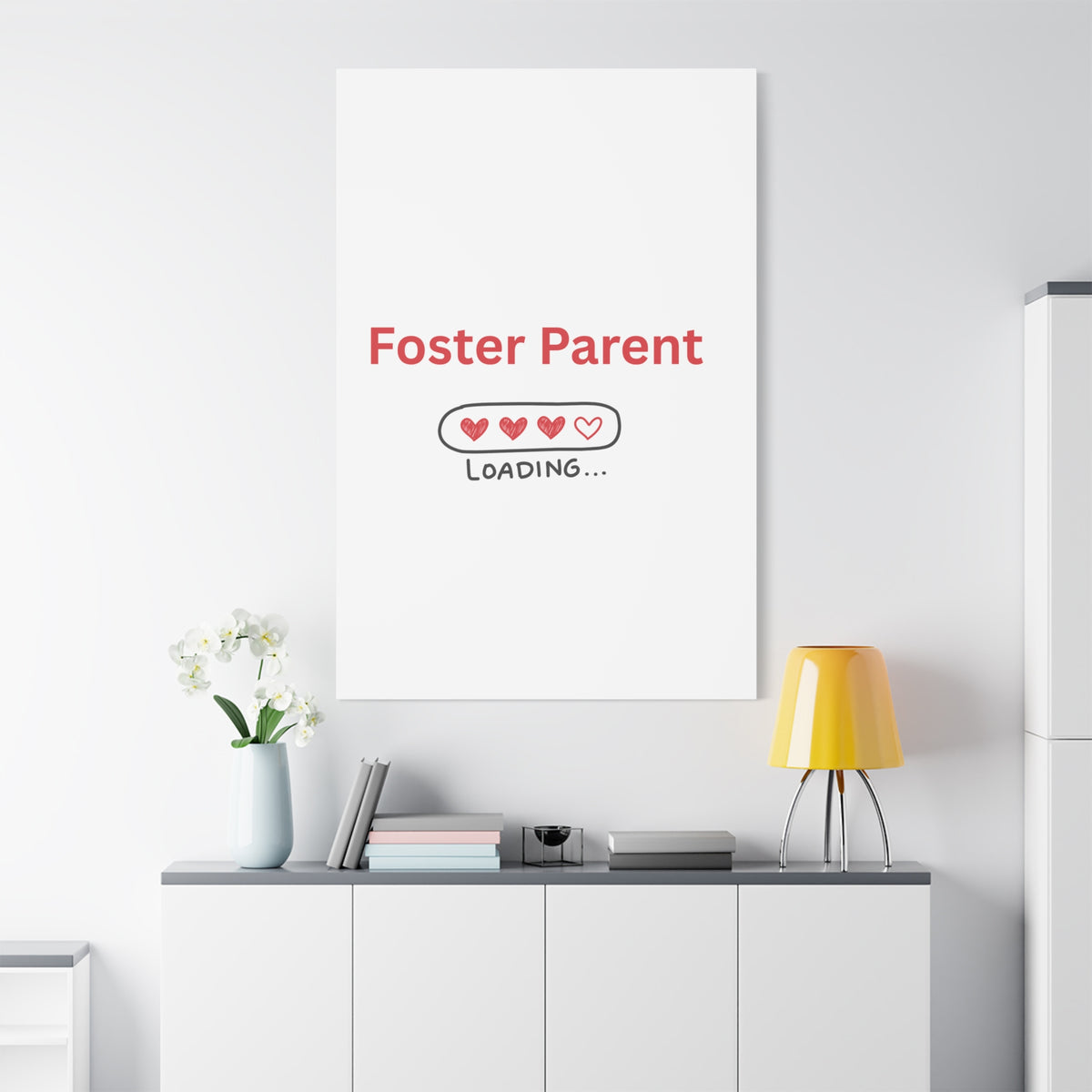 Foster Parent Loading Matte Canvas, Stretched, 1.25"