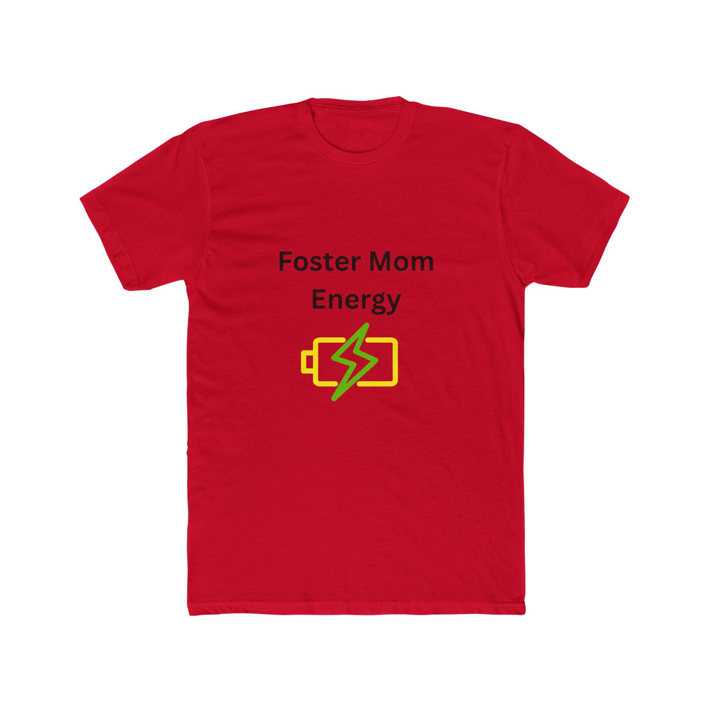 Foster Mom Energy Unisex Cotton Crew Tee