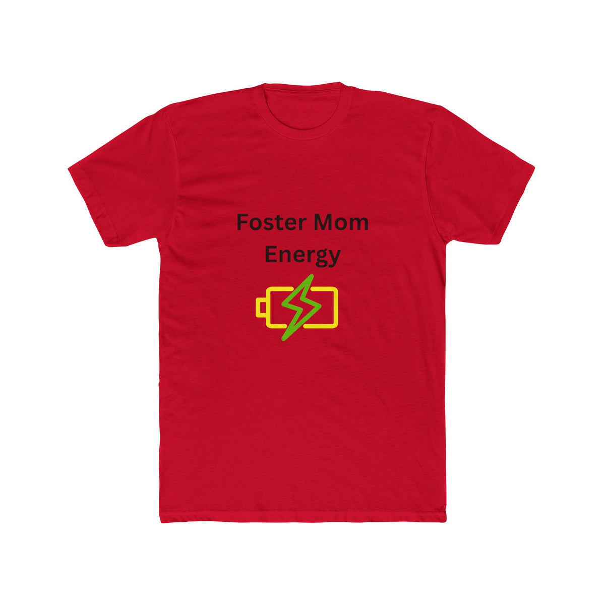 Foster Mom Energy Unisex Cotton Crew Tee