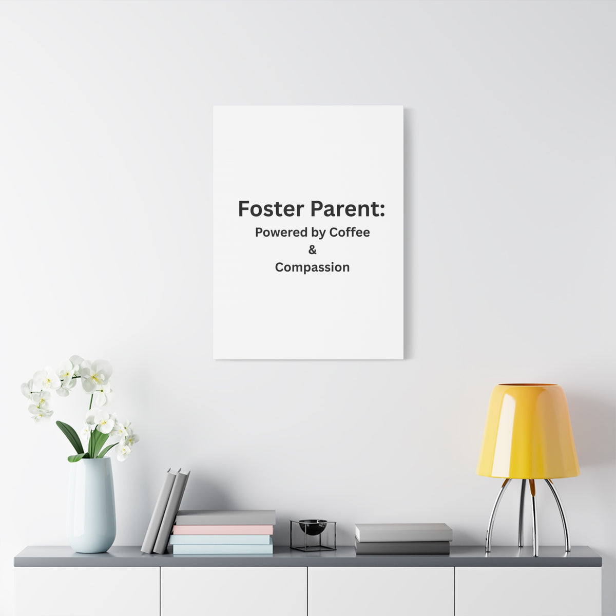 Foster Parents Powered Matte Canvas, Stretched, 1.25"